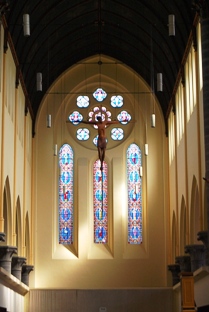 教会内のステンドグラス